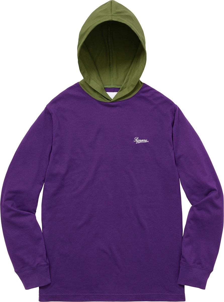 Contrast Hooded L/S Top view 2